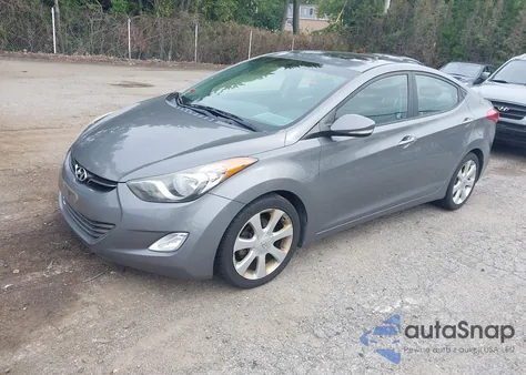 2013 Hyundai Elantra Limited from USA, damaged, VIN 5NPDH4AE1DH228786